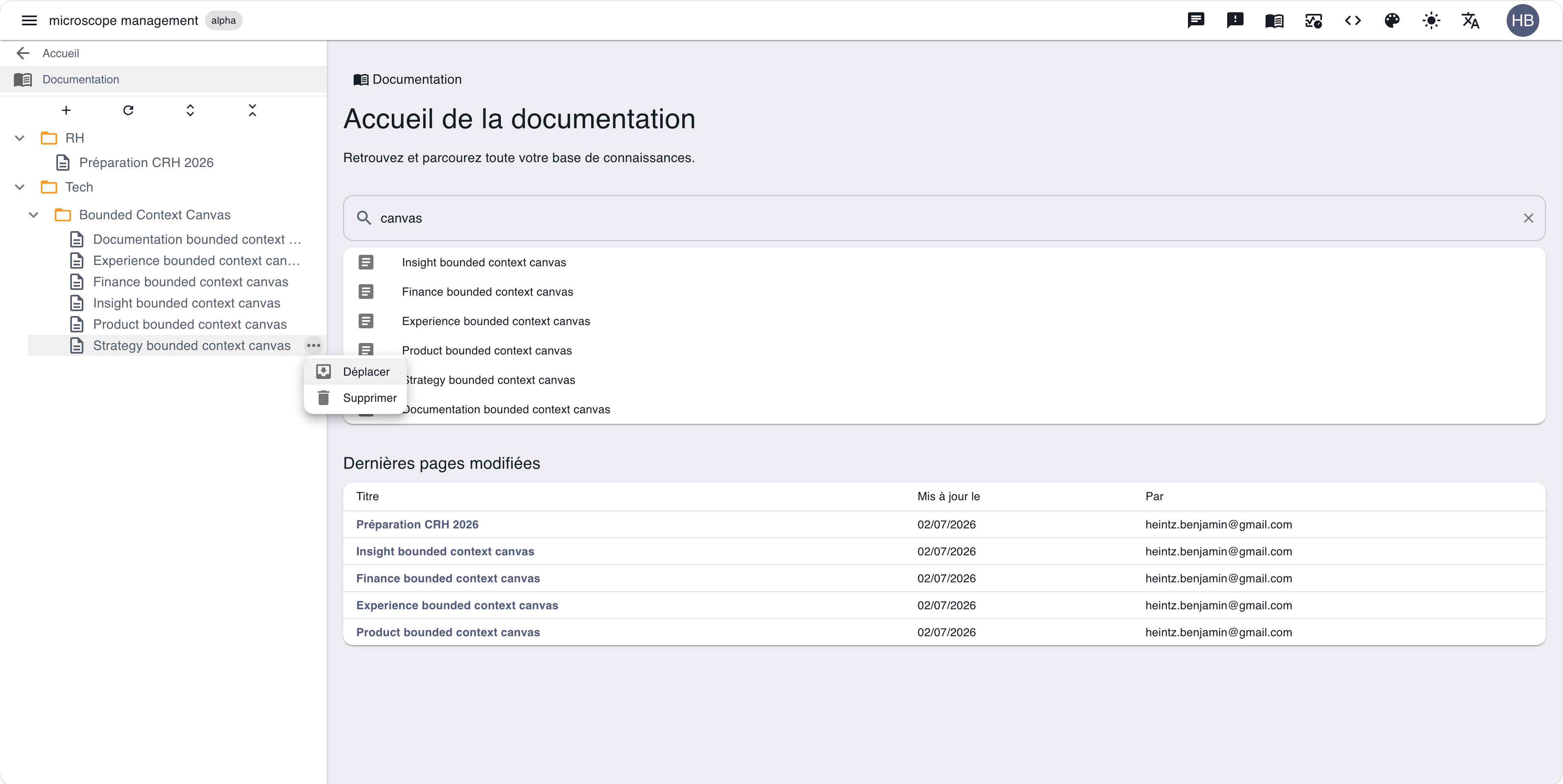documentation