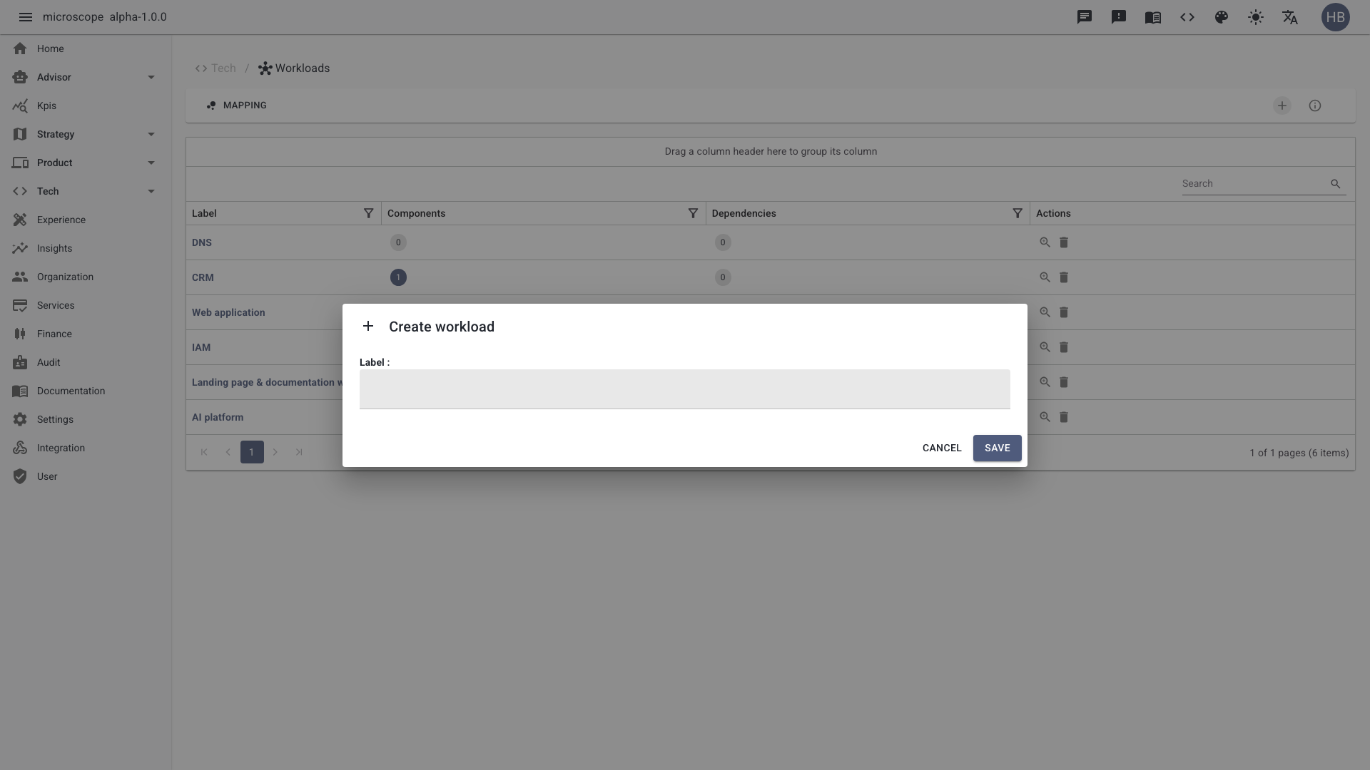 workloads-dialog